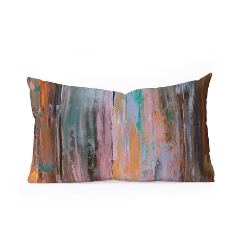 ANoelleJay Abstract 15 Oblong Throw Pillow
