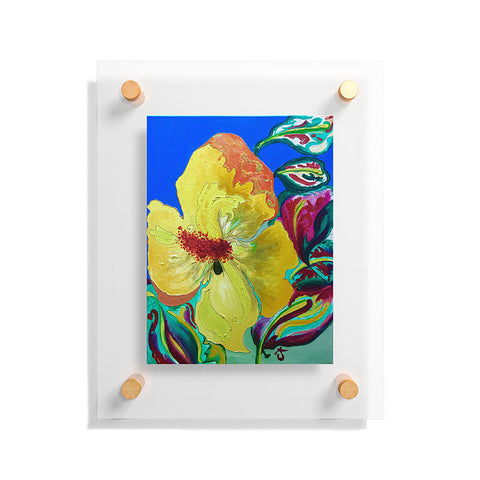 ANoelleJay Birthday Acrylic Yellow Orange Floating Acrylic Print