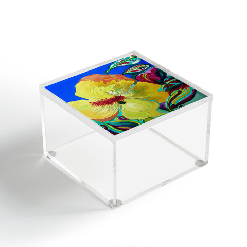ANoelleJay Birthday Acrylic Yellow Orange Acrylic Box