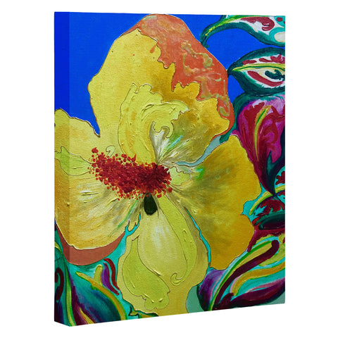 ANoelleJay Birthday Acrylic Yellow Orange Art Canvas