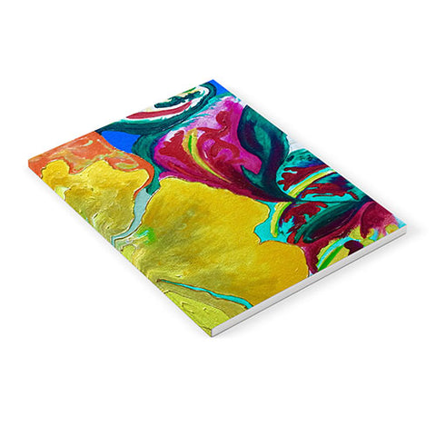 ANoelleJay Birthday Acrylic Yellow Orange Notebook