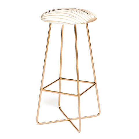 ANoelleJay Brown Earth Lines Bar Stool
