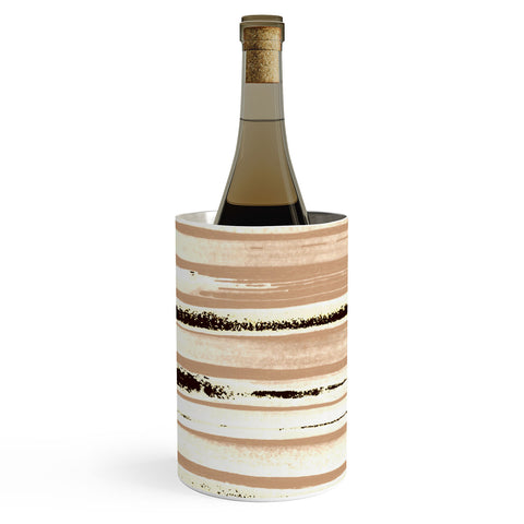 ANoelleJay Brown Earth Lines Wine Chiller