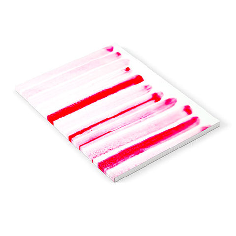 ANoelleJay Christmas Candy Cane Red Stripe Notebook