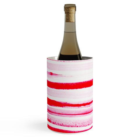 ANoelleJay Christmas Candy Cane Red Stripe Wine Chiller