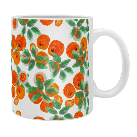 ANoelleJay Fresh Orange Juice Pattern Coffee Mug