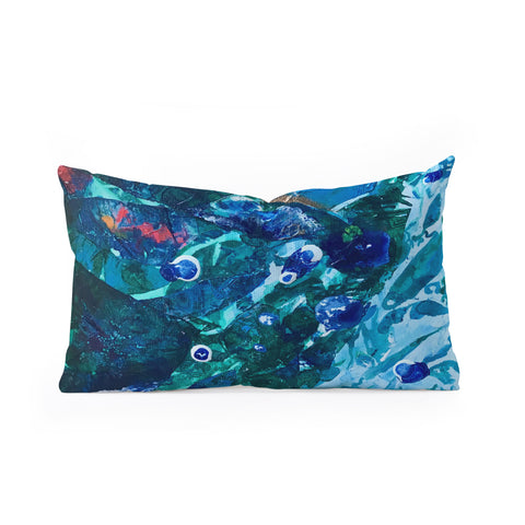 ANoelleJay Look Into The Deep Oblong Throw Pillow