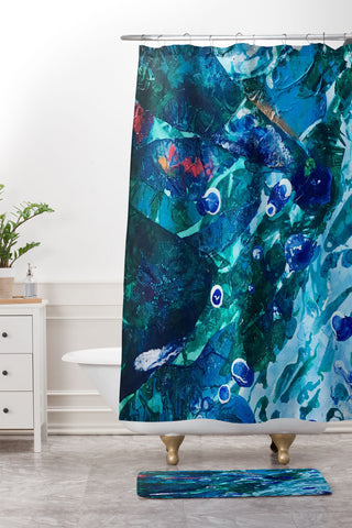 ANoelleJay Look Into The Deep Shower Curtain And Mat