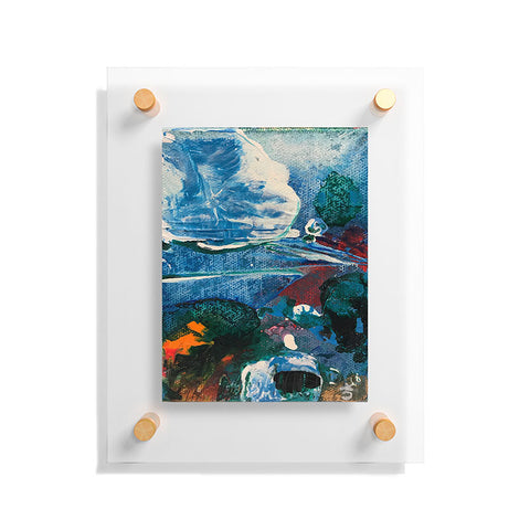 ANoelleJay Mini World Environmental Blues 2 Floating Acrylic Print