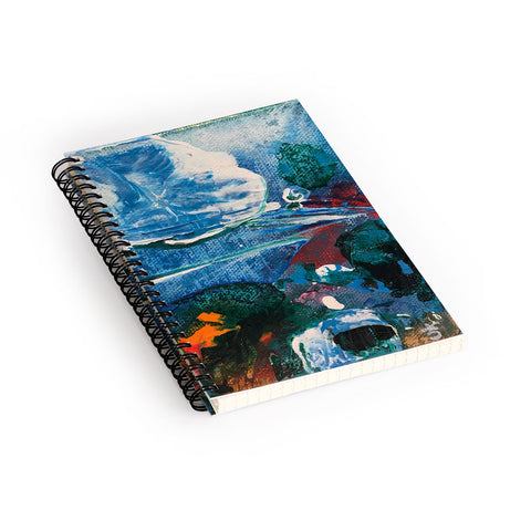 ANoelleJay Mini World Environmental Blues 2 Spiral Notebook