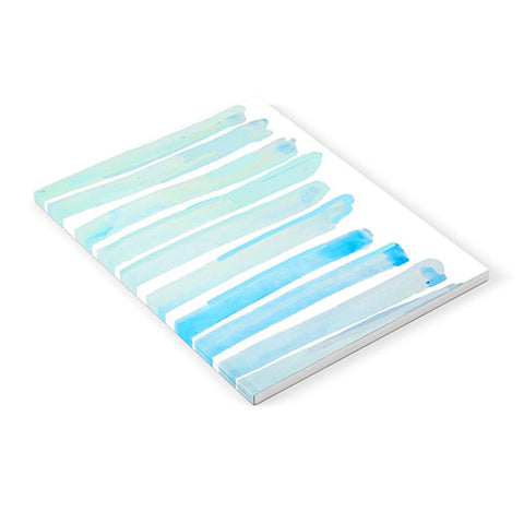 ANoelleJay New Year Blue Water Lines Notebook