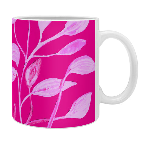 ANoelleJay Pink Leaves 1 Coffee Mug