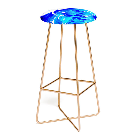 ANoelleJay Save The Water Watercolour Bar Stool