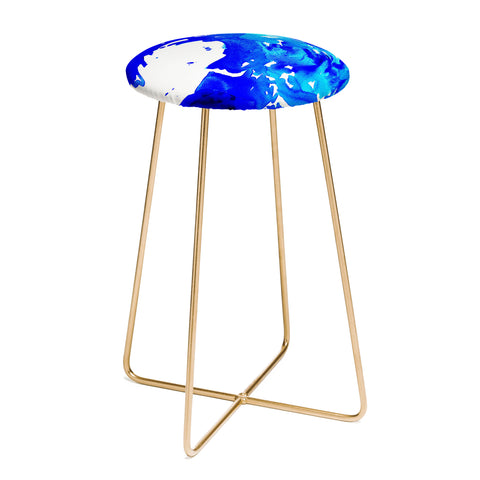ANoelleJay Save The Water Watercolour Counter Stool