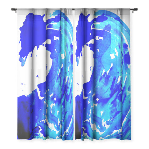 ANoelleJay Save The Water Watercolour Sheer Non Repeat