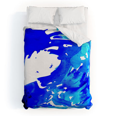 ANoelleJay Save The Water Watercolour Duvet Cover