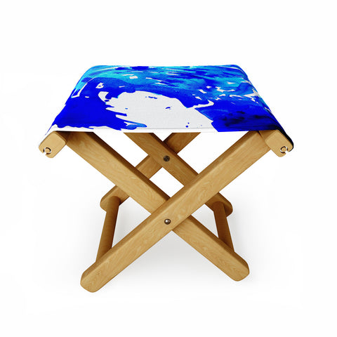 ANoelleJay Save The Water Watercolour Folding Stool