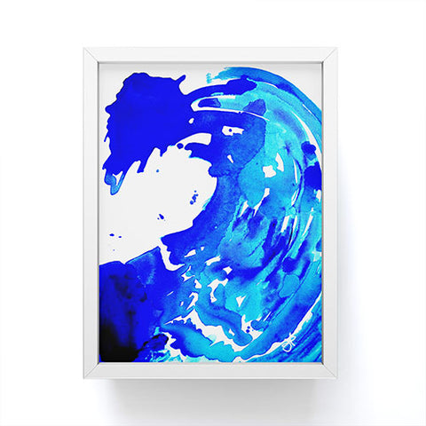 ANoelleJay Save The Water Watercolour Framed Mini Art Print