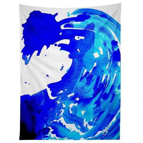 ANoelleJay Save The Water Watercolour Tapestry