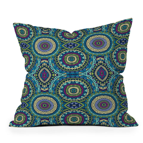 Arcturus Aqua Throw Pillow