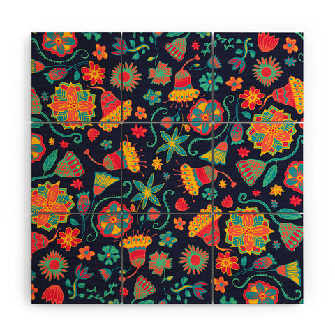 Arcturus Bloom 1 Wood Wall Mural