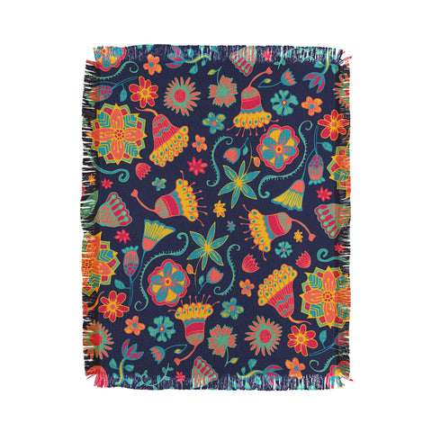 Arcturus Bloom 1 Throw Blanket