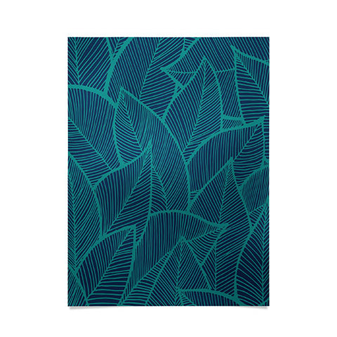 Arcturus Blue Green Leaves Poster