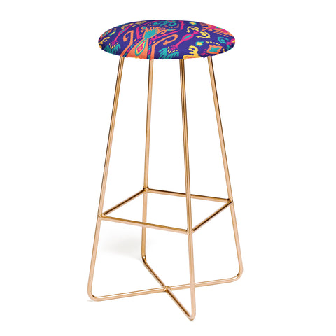 Arcturus Cloud Tie Deep Ocean Bar Stool