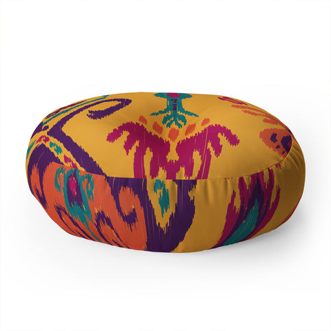 Arcturus Cloud Tie Sunshine Floor Pillow Round