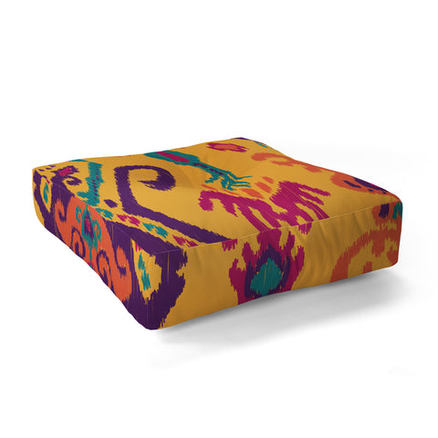 Arcturus Cloud Tie Sunshine Floor Pillow Square