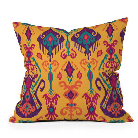 Arcturus Cloud Tie Sunshine Throw Pillow