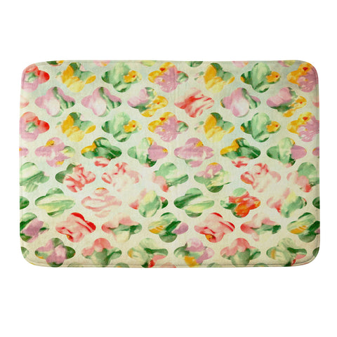 Arcturus Clover Round Memory Foam Bath Mat