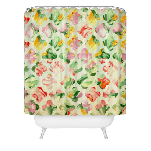 Arcturus Clover Round Shower Curtain