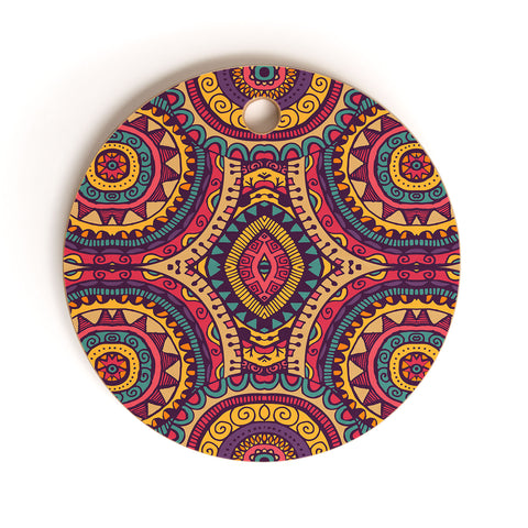Arcturus Coral Motif Cutting Board Round