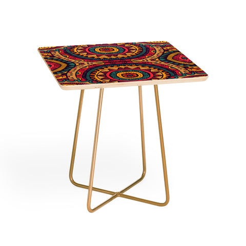 Arcturus Coral Motif Side Table