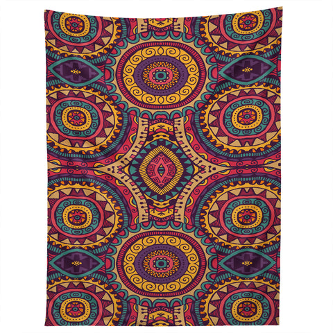 Arcturus Coral Motif Tapestry