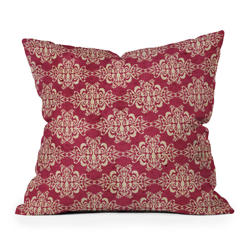 Arcturus Damask Throw Pillow