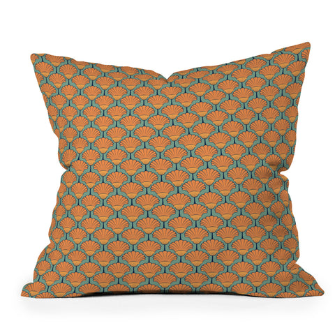 Arcturus Deco Shells Throw Pillow