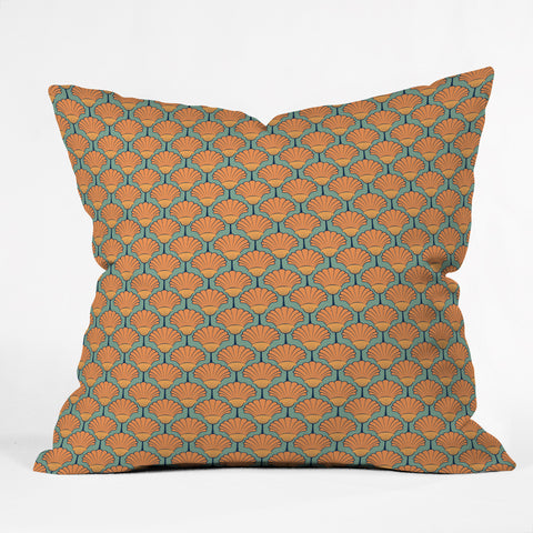 Arcturus Deco Shells Outdoor Throw Pillow
