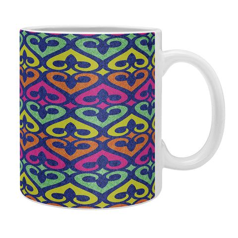 Arcturus Fleur De Lis And Hearts Coffee Mug