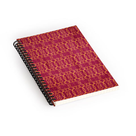Arcturus Gold Trellis Spiral Notebook