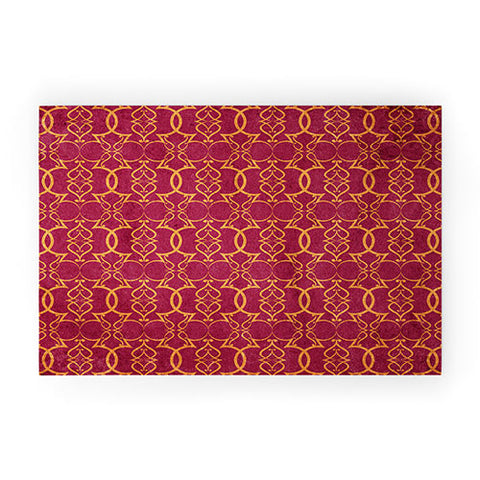Arcturus Gold Trellis Welcome Mat
