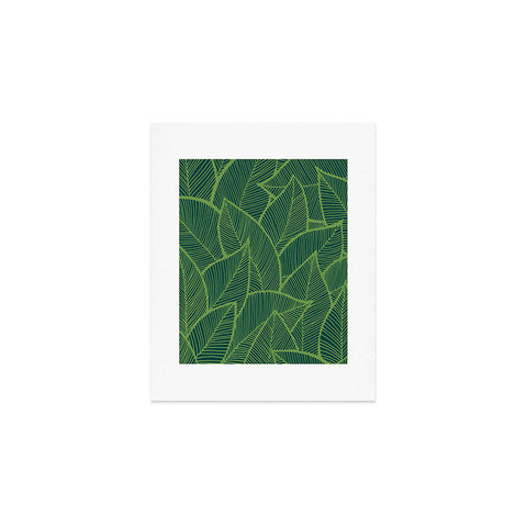 Arcturus Lime Green Leaves Art Print