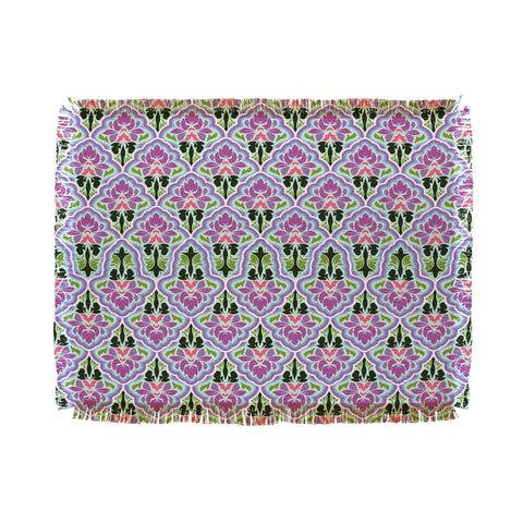 Arcturus Lotus Flower Throw Blanket