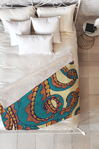 Arcturus Octopus Fleece Throw Blanket