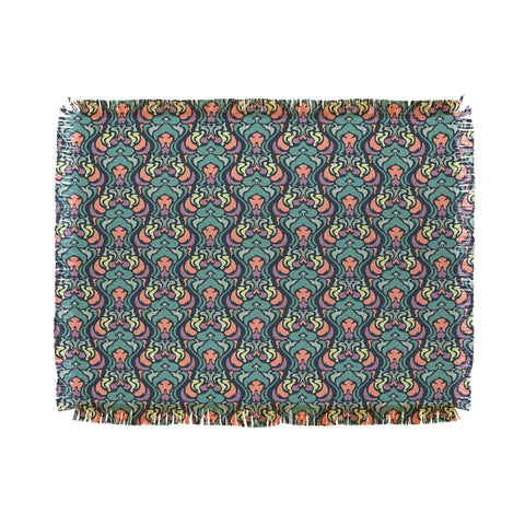 Arcturus Psychedalic Garden Throw Blanket