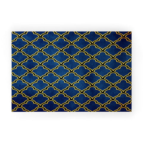 Arcturus Quatrefoil Welcome Mat