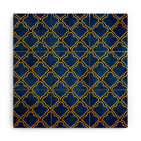 Arcturus Quatrefoil Wood Wall Mural