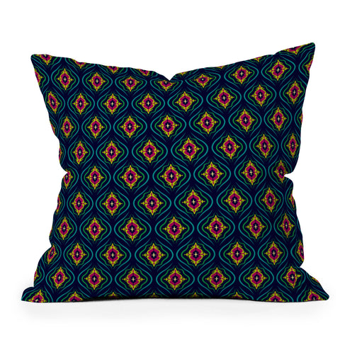 Arcturus Sapphire Throw Pillow