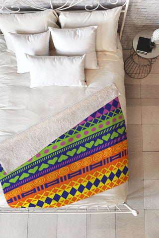 Arcturus Shapes Fleece Throw Blanket